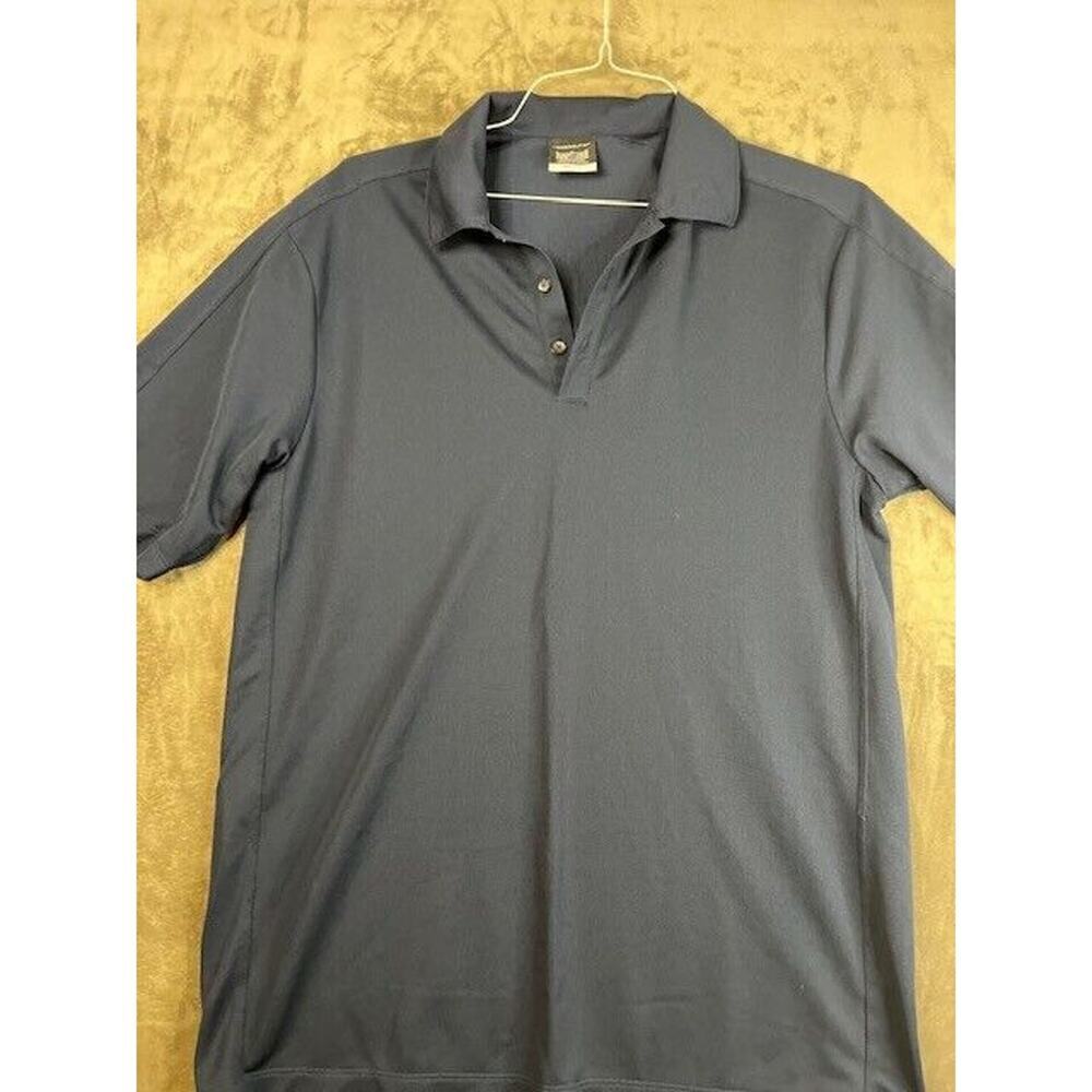 Nike Shirt Mens Large Short Sleeve Golf‎ Lightweight Outdoors Blue Dri-Fit Tour